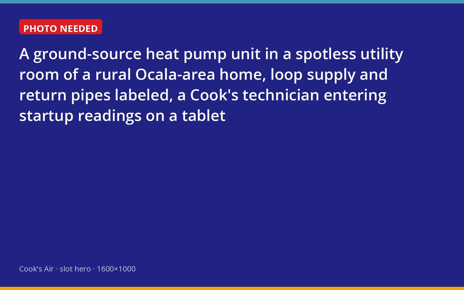Geothermal heat pump in a utility room with labeled loop piping