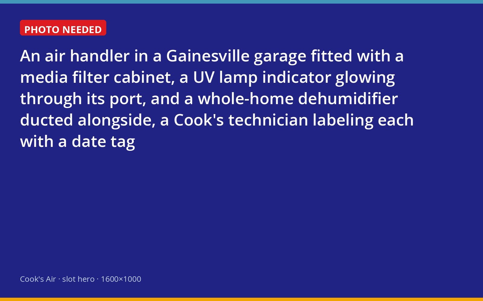 Air handler with media filtration, UV lamp and whole-home dehumidifier installed together